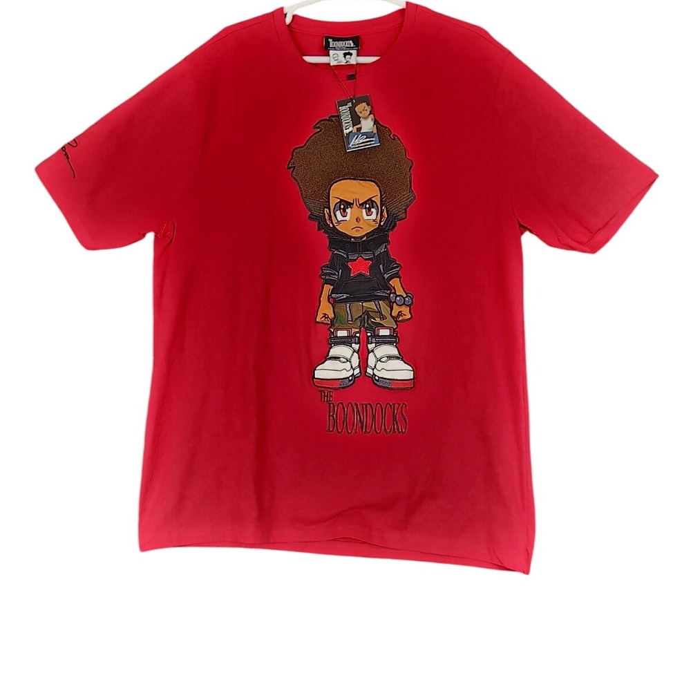 The Boondocks Huey Freeman Red Graphic T Shirt Adult 3XL New With Tags